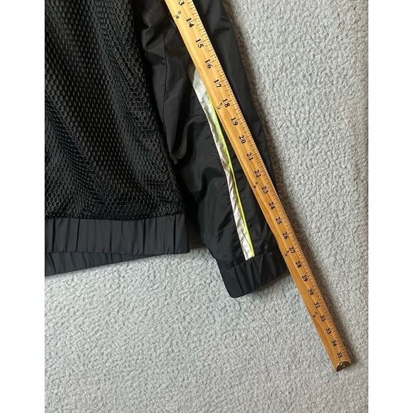 True Religion Jacket Womens XL Black Mesh Color Block Zip Up Jacket NEW - Picture 7 of 13